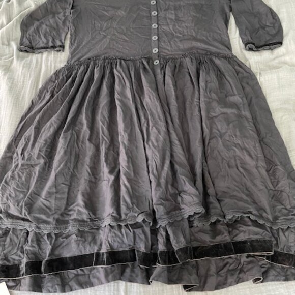 Ewa I Walla Dress Black Sample XL X-Large Viscose Goth Lagenlook NWOT Like New - Picture 13 of 15